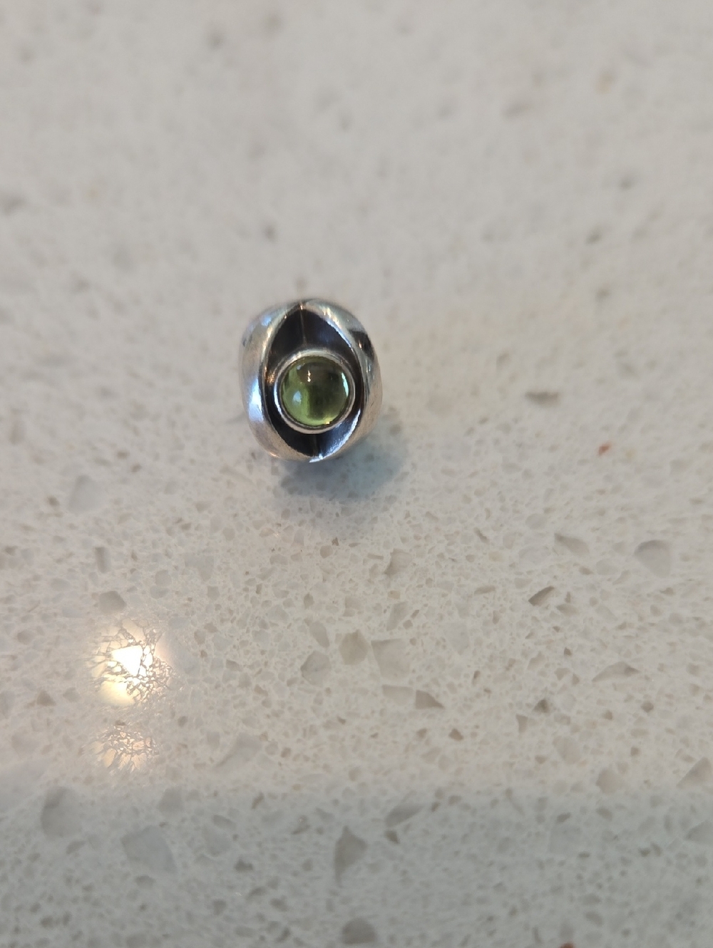 Pandora Green Peridot Eye